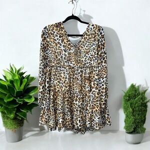 Altar’d State Leopard Print Dress Small